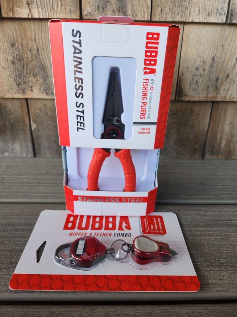 Bubba Stainless Steel Pliars and Nipper & Tether Combo