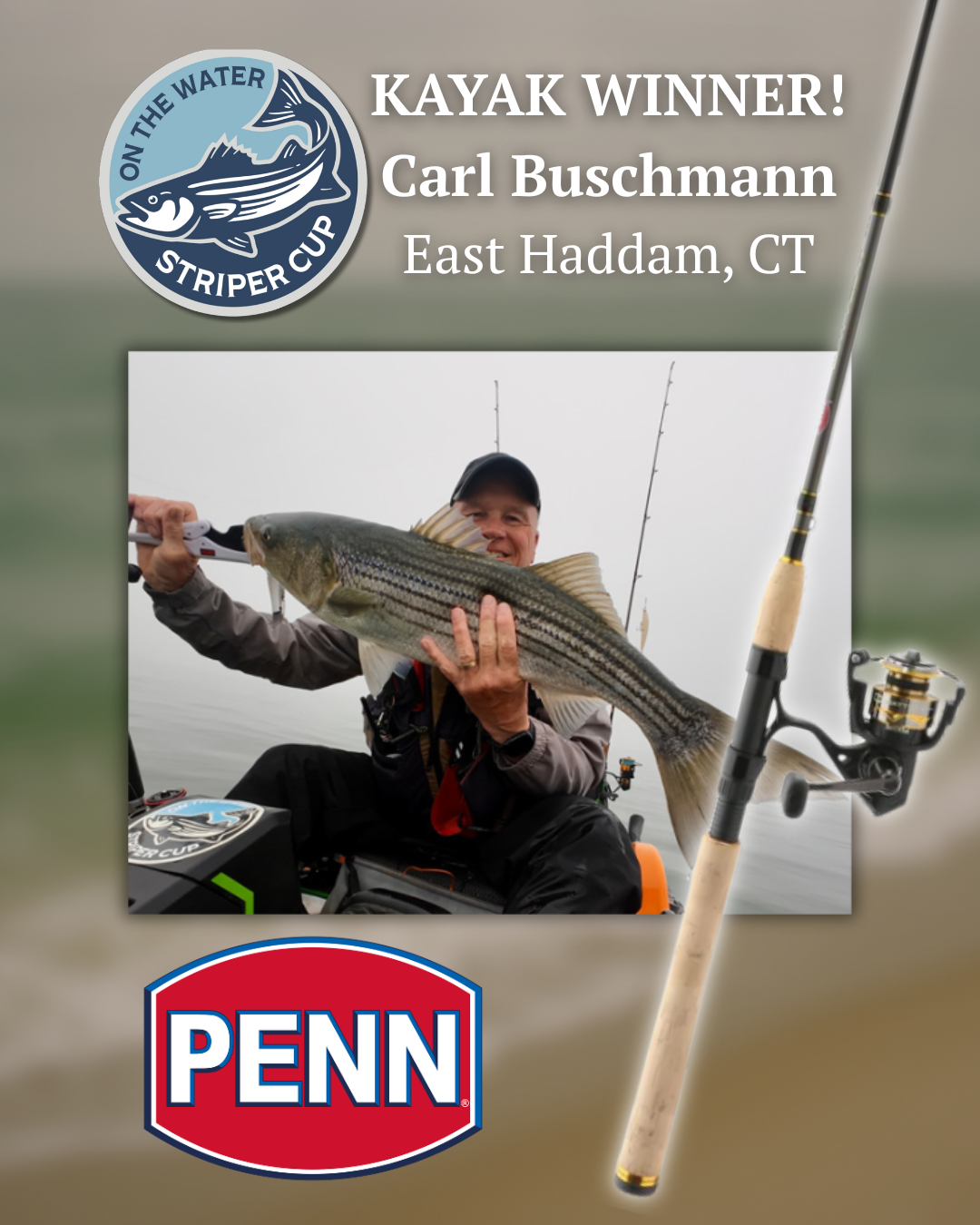 Week 6 Kayak Winner Carl Buschmann